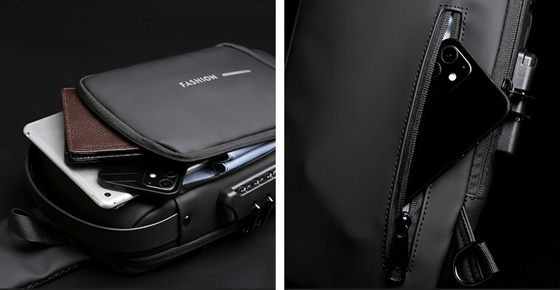 Motorcycle Chest Bag Password Anti-theft Men's Fashion