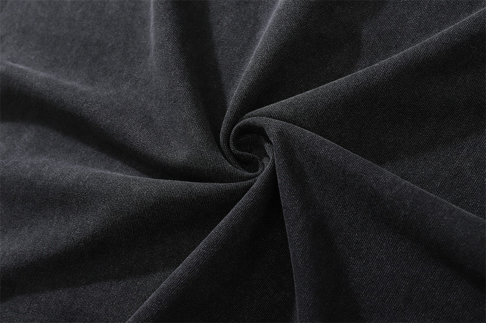 Men's Washed And Worn Short-sleeved T-shirt